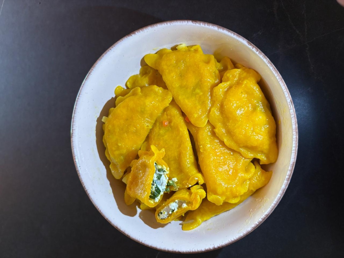 Vareniki with Cheese & Spinach